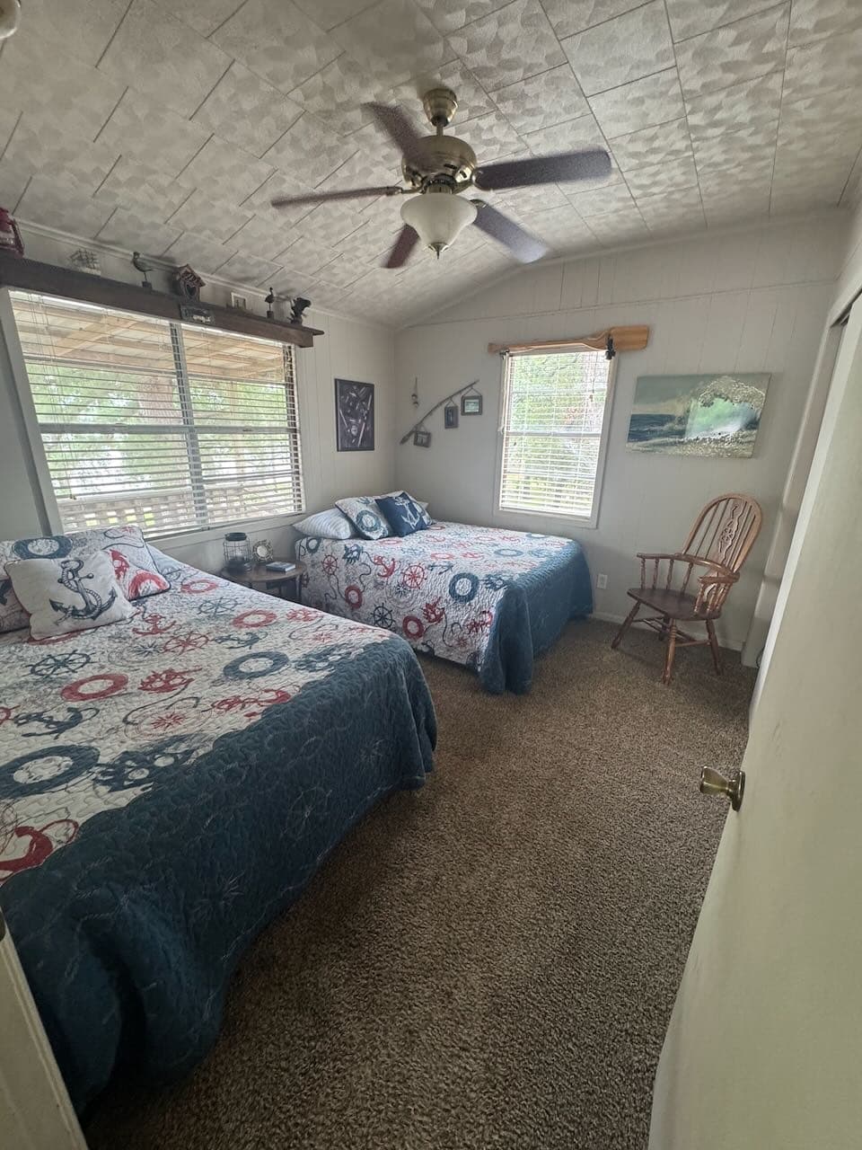 Bedroom with two beds